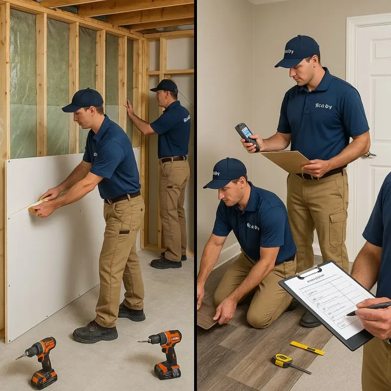 Repairs and Reconstruction process in Milan, IL